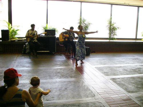Hula Dancing at the Kahului Airport on Maui