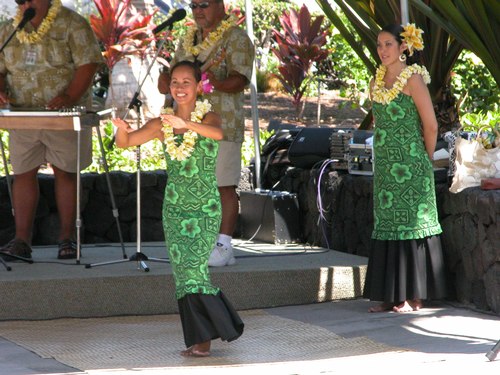 Hula Dancing at Keahole-Kona International Airport