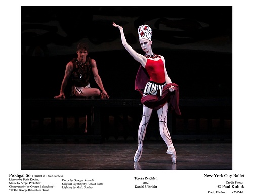 Teresa Reichlen and Daniel Ulbricht in NYCB's Prodigal Son