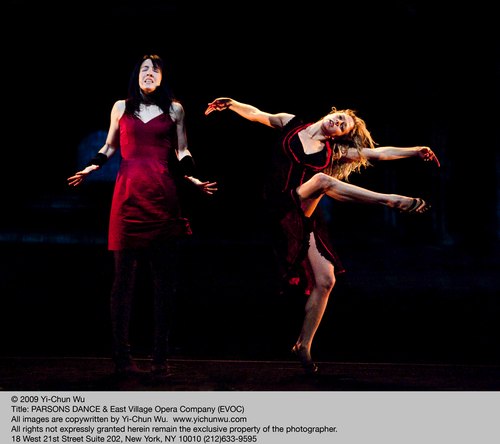 Parsons Dance / East Village Opera Company in 'Remember Me' AnnMarie Milazzo, Abby Silva 